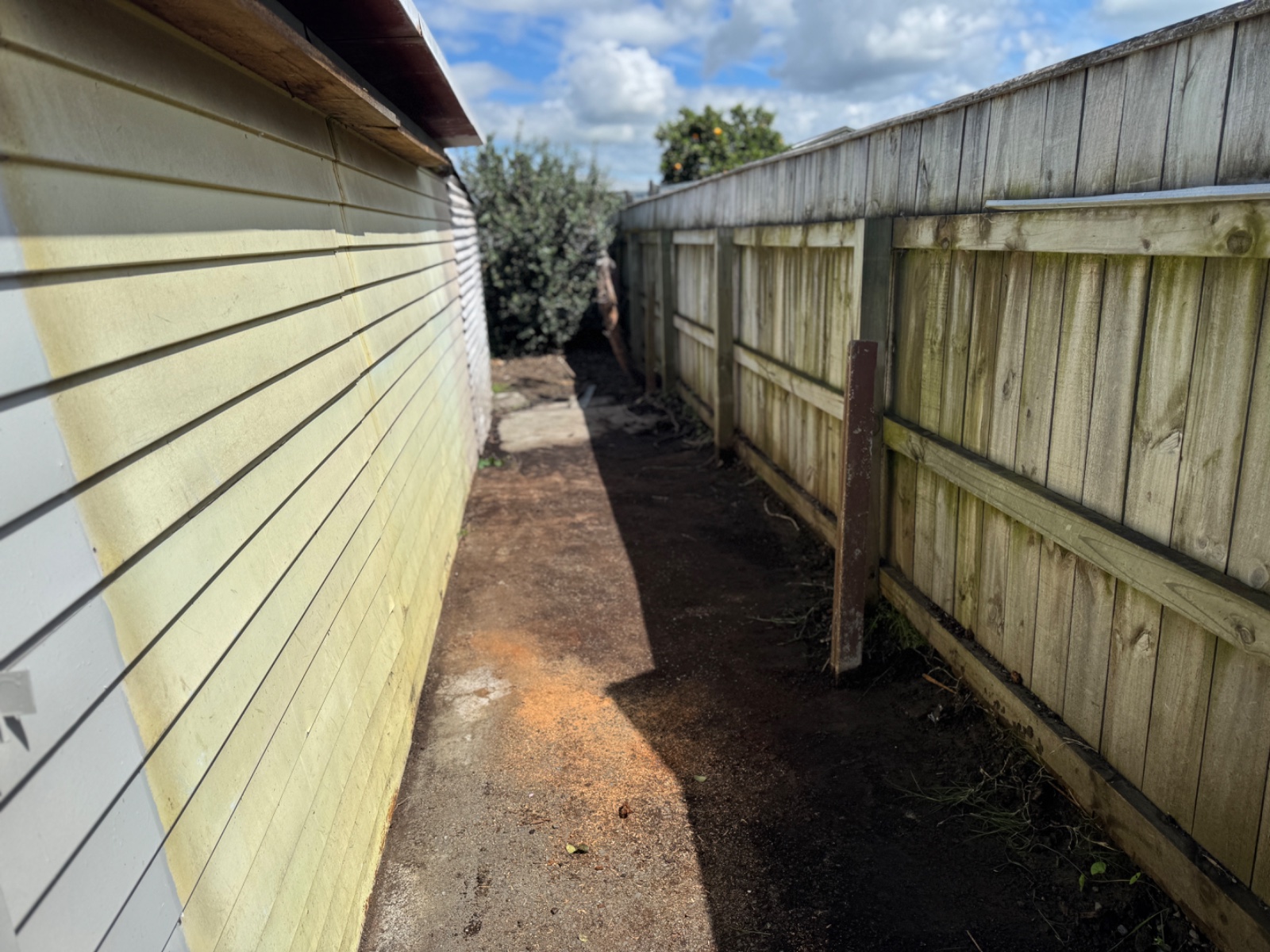 After — cleared and tidy